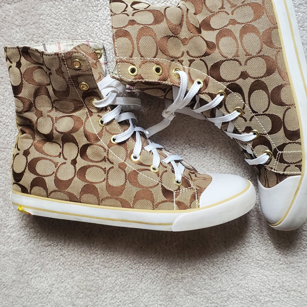 Coach Brown Sneakers for Casual Comfort
